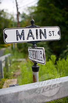 Main street sign